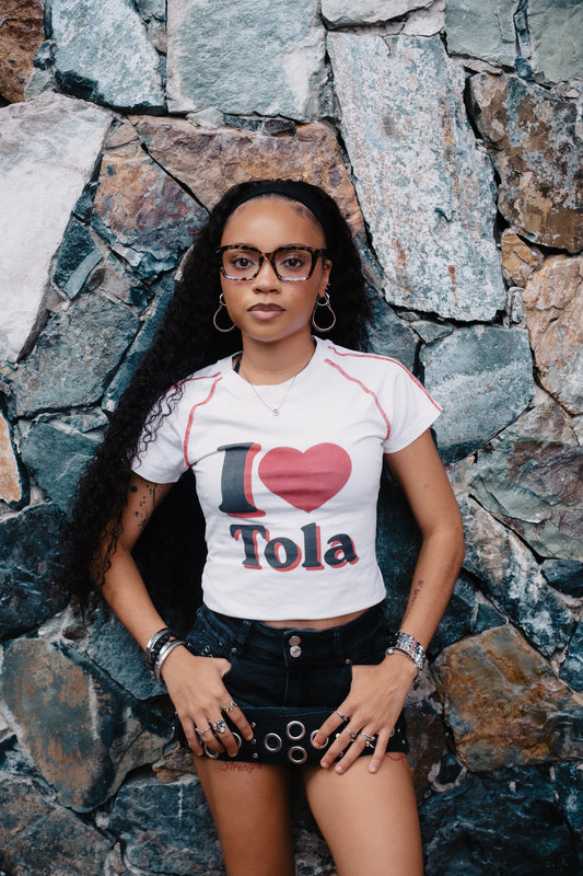 I <3 Tola Raglan Tee