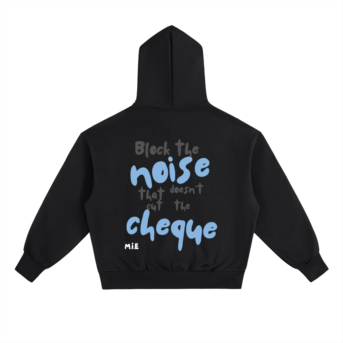 Block The Noise Hoodie - Black