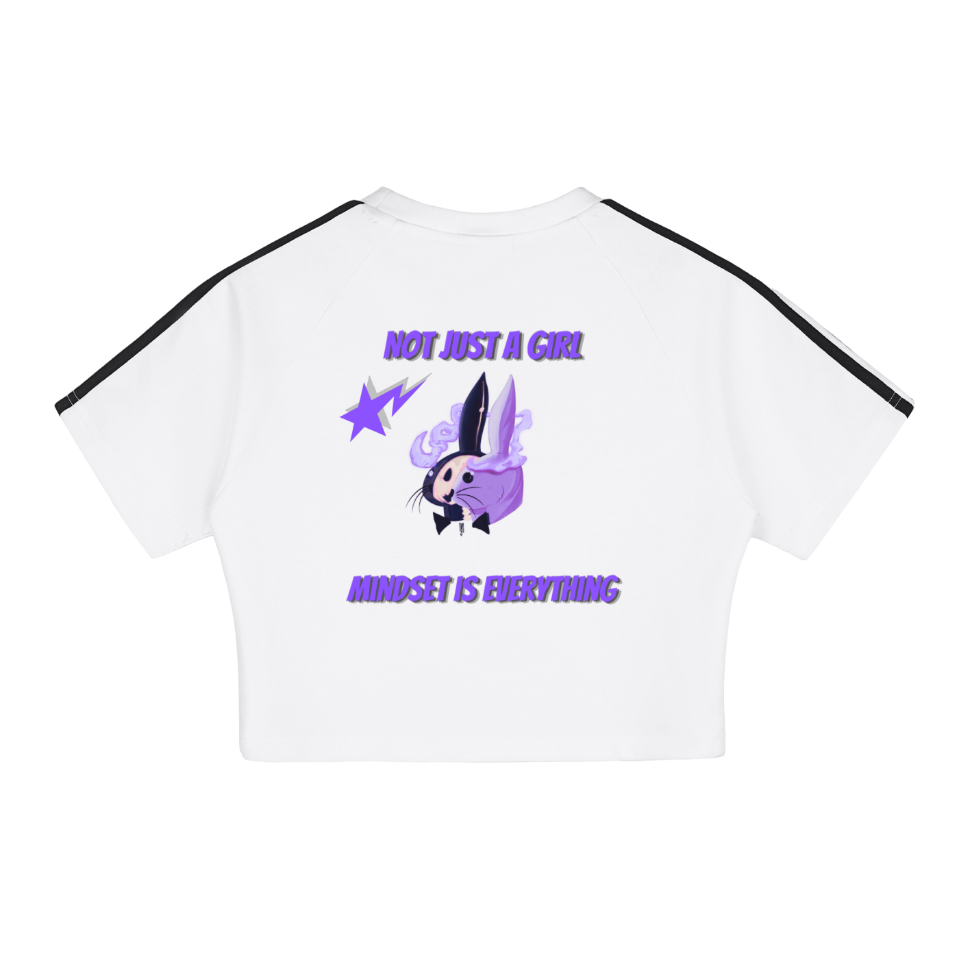 Not Just A Girl Crop (Purple)
