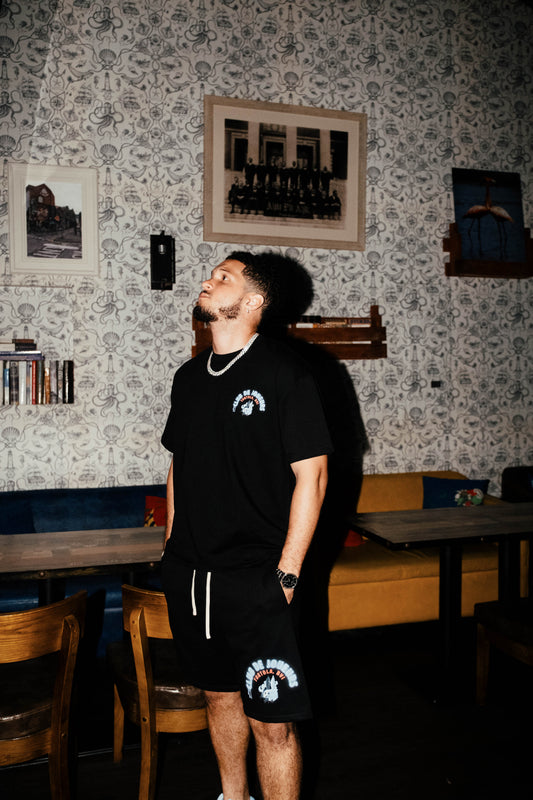 Guided by Faith, Driven by Will - Blue Shorts