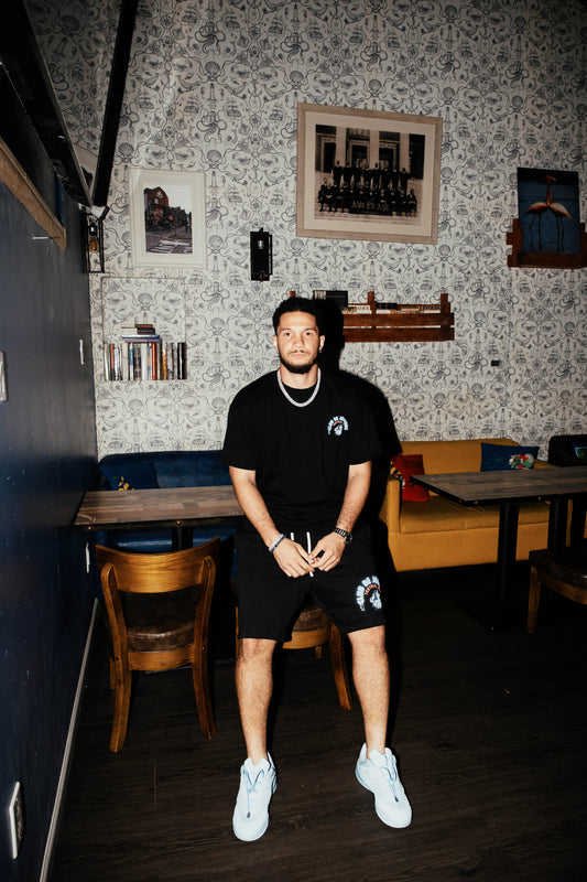 Guided by Faith, Driven by Will - Blue Shorts