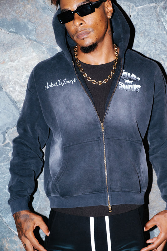 Midnight Fade Boxy Hoodie