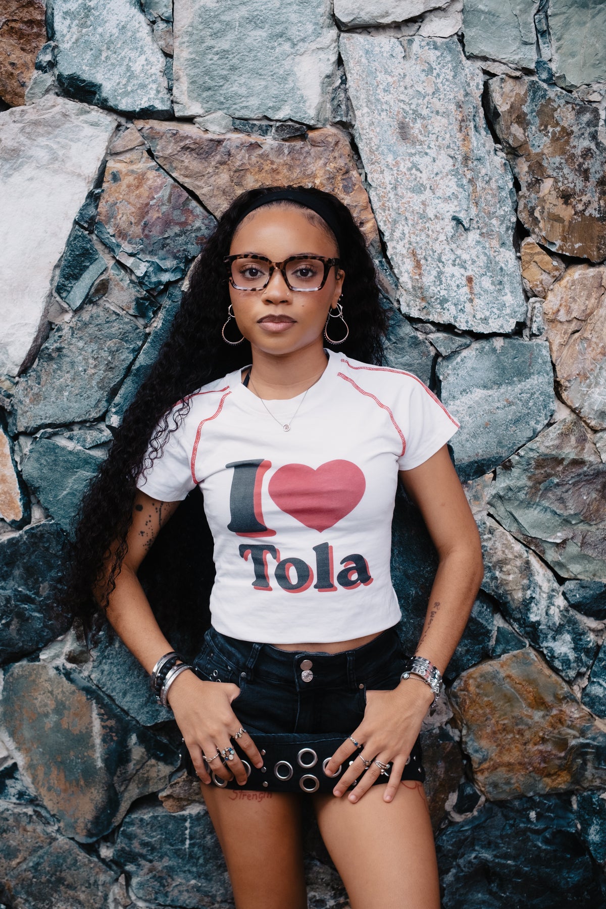I <3 Tola Raglan Tee