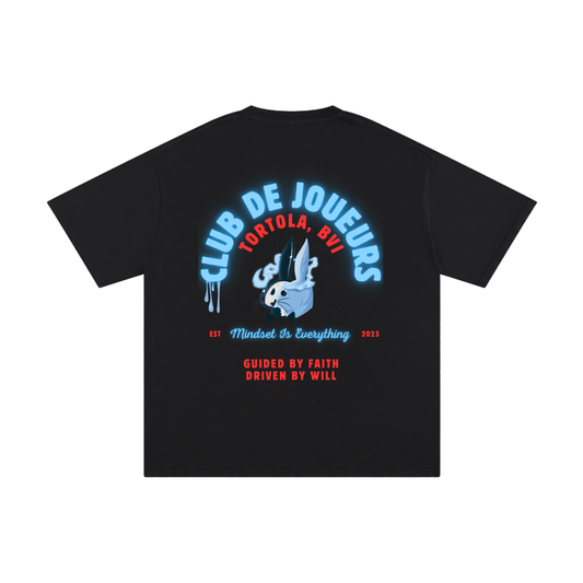 Guided by Faith, Driven by Will - Blue Tee