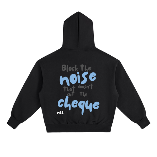 Block The Noise Hoodie - Black