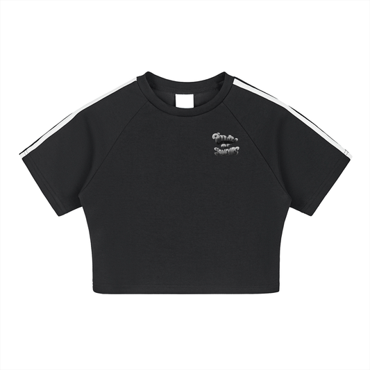 Not Just A Girl Crop (Midnight)