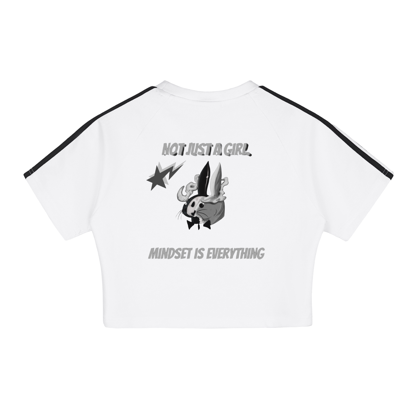 Not Just A Girl Crop (Midnight)