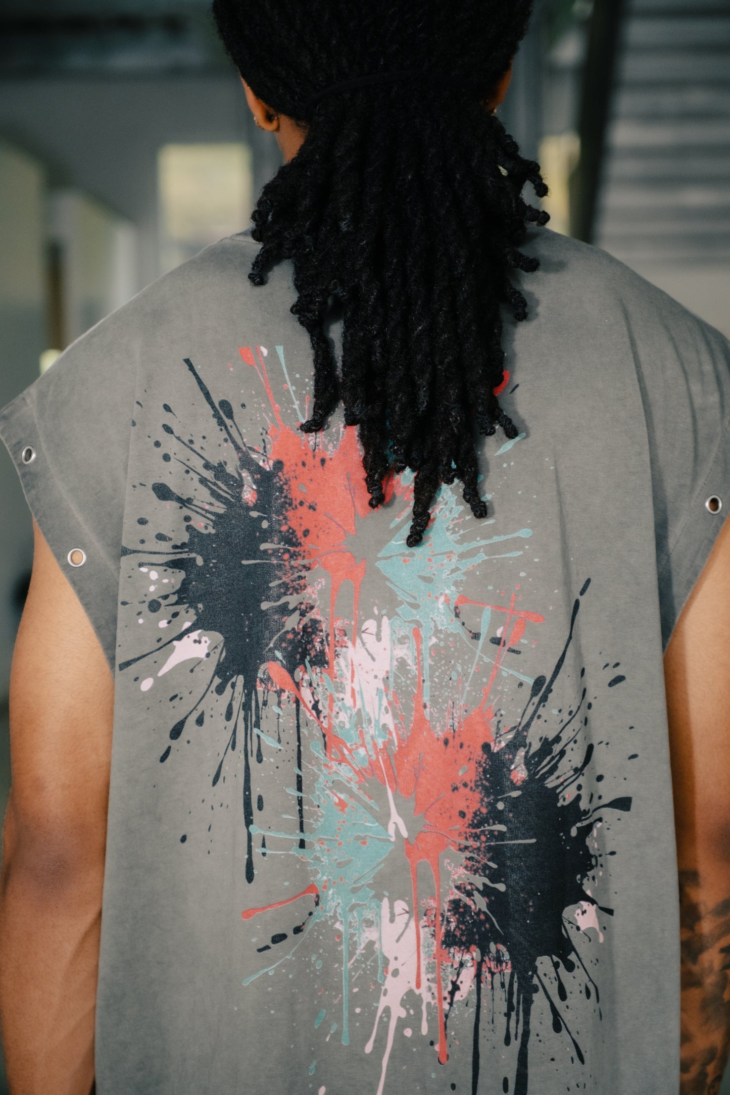 Distressed Paint Tank
