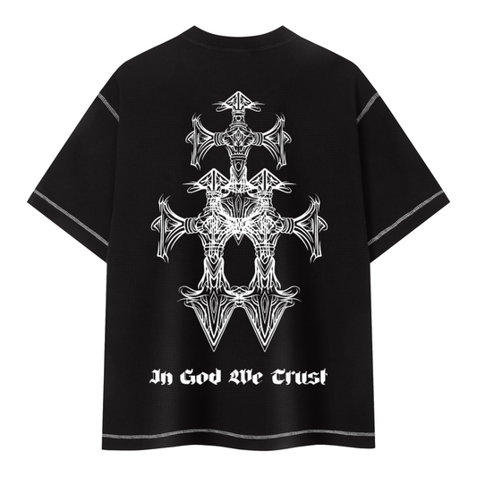 In God We Trust Waffle Shirt