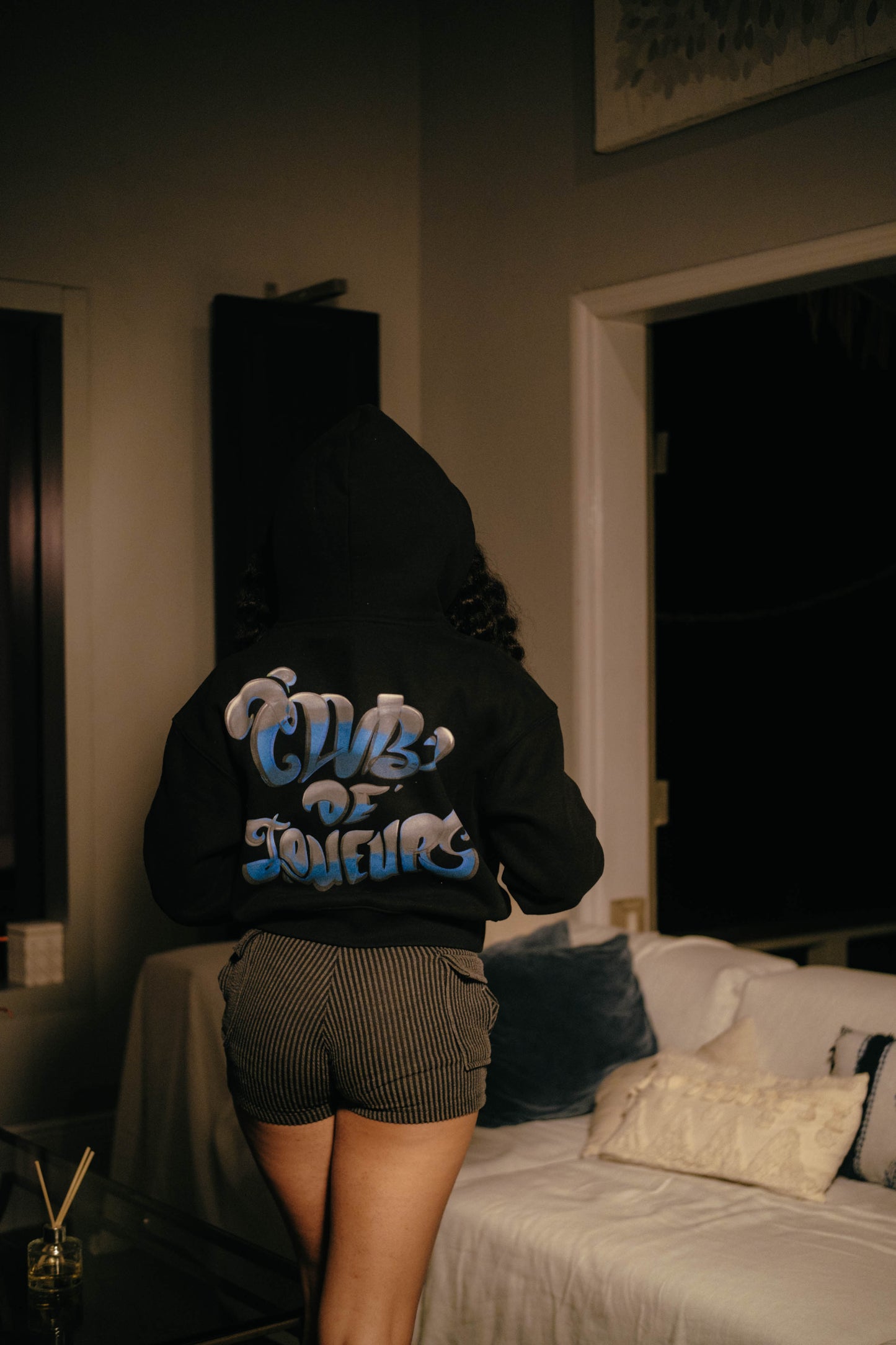 Cropped Zip-Up Hoodie