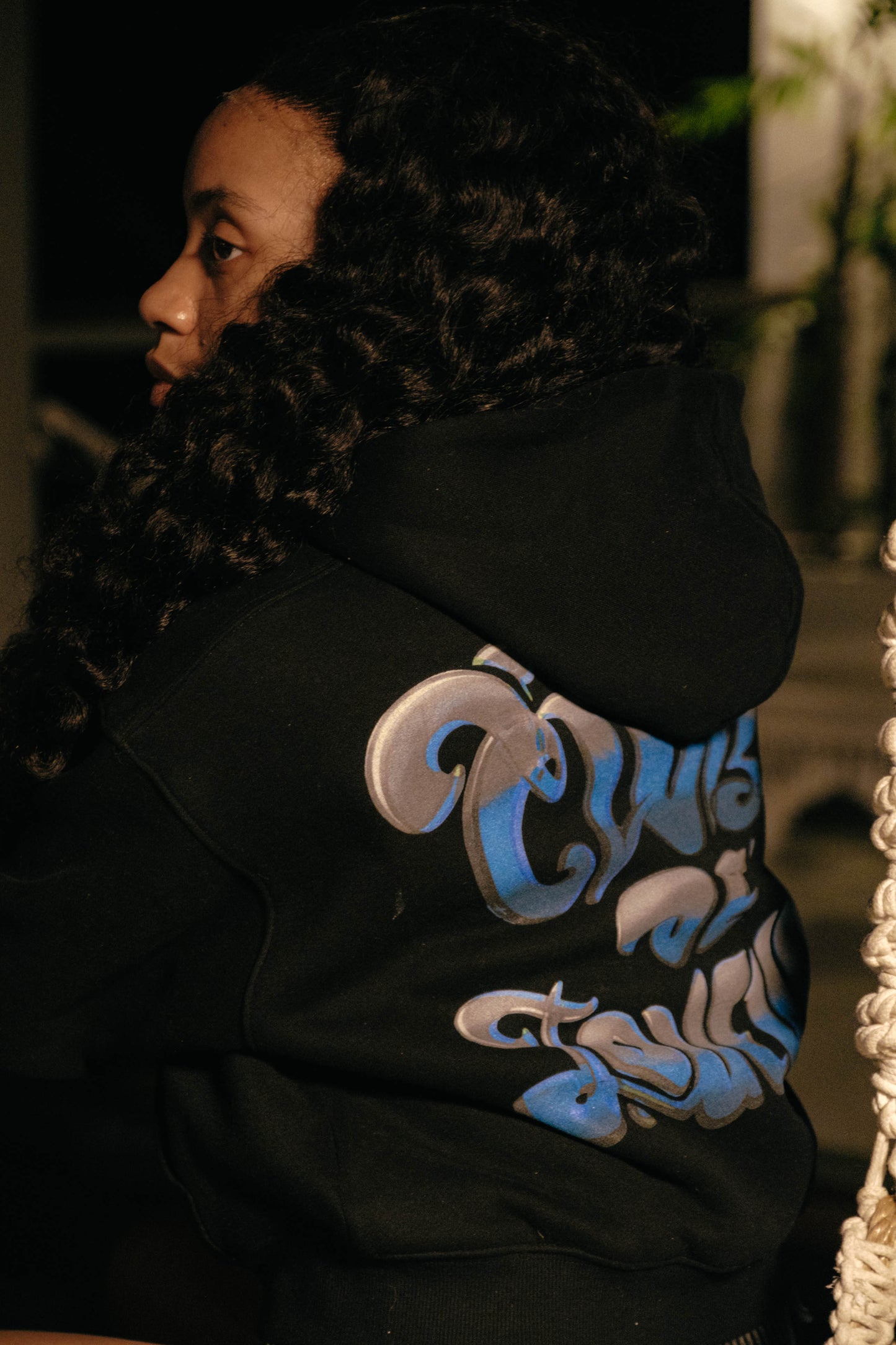 Cropped Zip-Up Hoodie