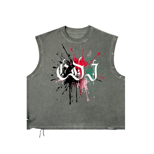 Distressed Paint Tank