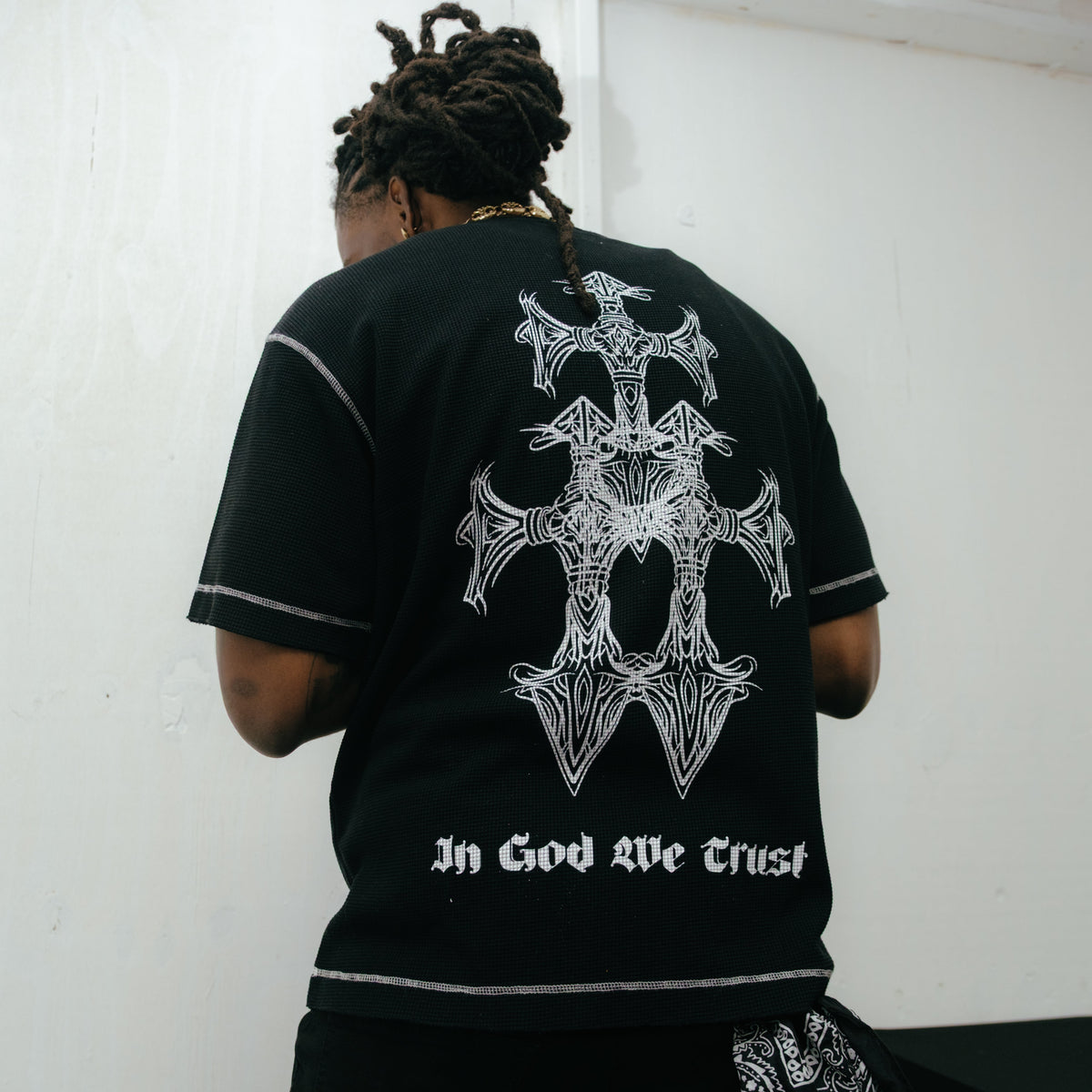 In God We Trust Waffle Shirt
