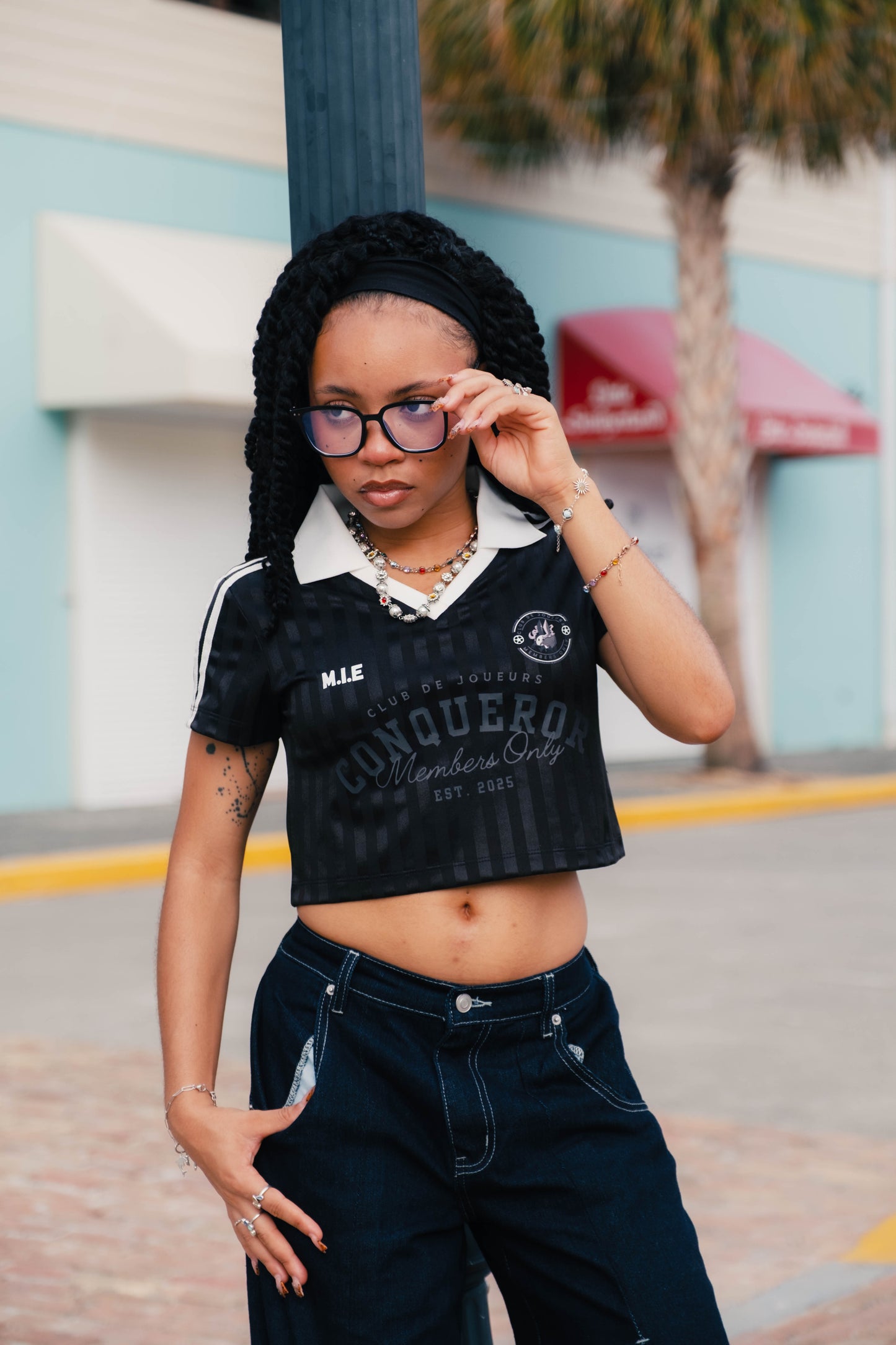 Conqueror Crop Jersey
