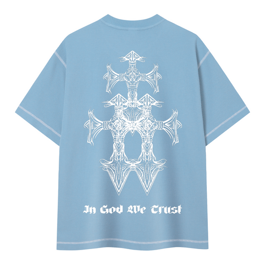 In God We Trust Waffle Shirt