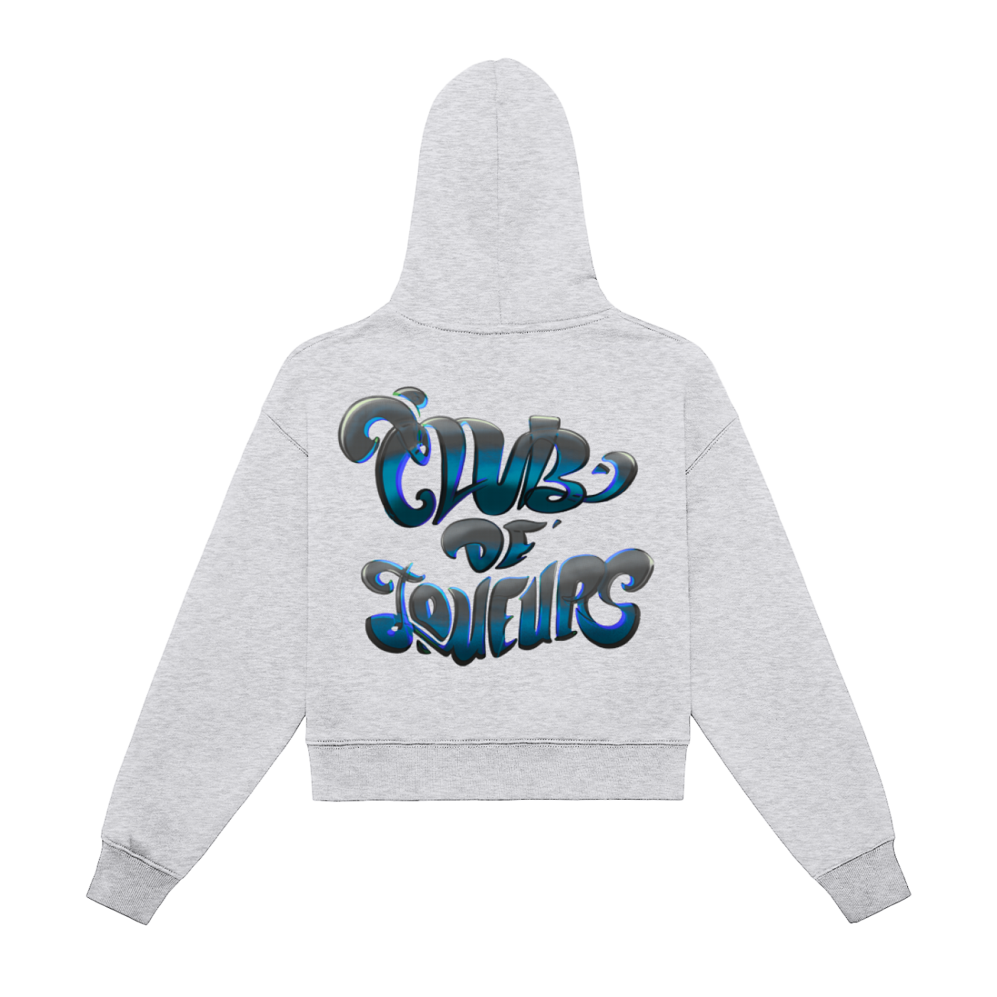 Cropped Zip-Up Hoodie