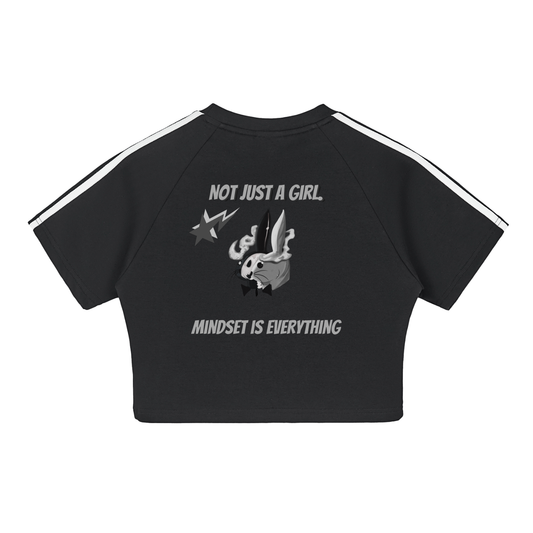 Not Just A Girl Crop (Midnight)